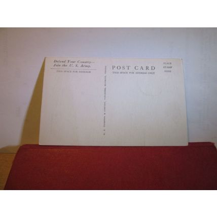 QUARTERMASTER REPLACEMENT CENTER, CAMP LEE, VIRGINIA. unused military postcard =