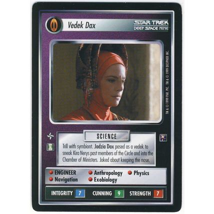 STAR TREK CCG/TCG 1ST EDITION SECOND ANTHOLOGY VEDEK DAX
