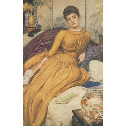 Mary Constance Wyndham Wemyss Countess Painting Postcard
