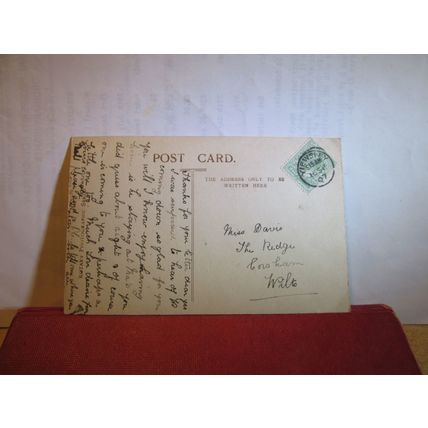 THE LOVE BAROMETER. used antique postcard RP by Rotary Photo. 1907 pm =