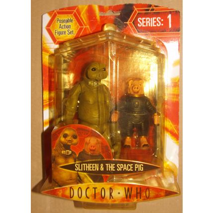 Doctor Who Series 1: Slitheen & Space Pig MOC