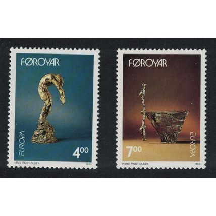 Faroe Is. Contemporary Art Europa CEPT 2v 1993 MNH SG#241-242 Sc#252-253