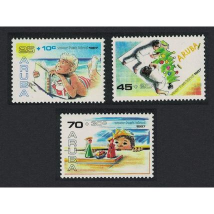 Aruba Child Welfare 3v 1987 MNH SG#38-40