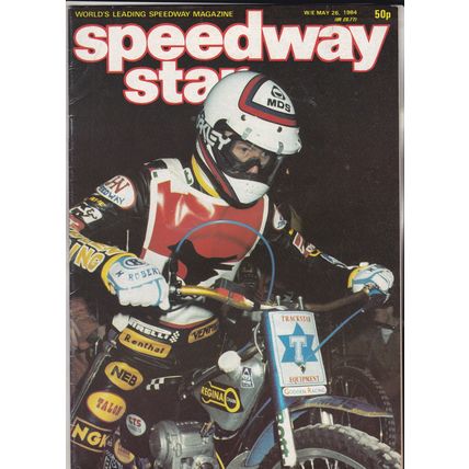 Speedway Star : May 26, 1984. Michael Lee Leads title hunt.