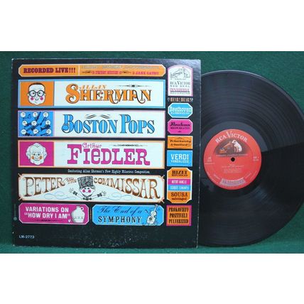 Allan Sherman/Arthur Fiedler - Peter and the Commissar - LM 2773 - EX-
