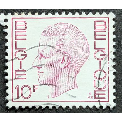 STAMP Belgium SG2218a 1971 10Fr King Baudouin Used