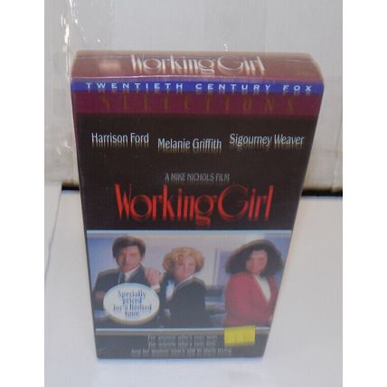 Working Girl VHS Movie Harrison Ford Sigourney Weaver Melanie Griffith Sealed