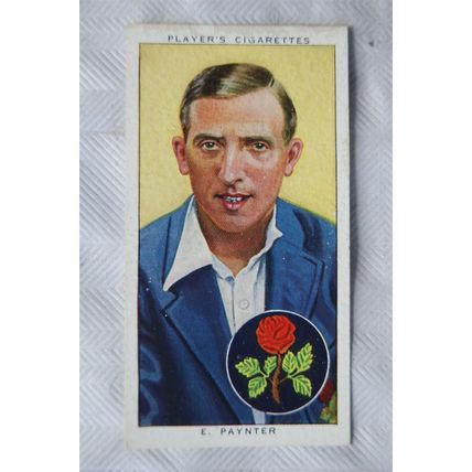 1938 Players Cricketers No. 19 E. Paynter, Lancashire & England