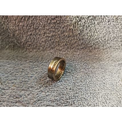 1973 Washington Quarters, Handmade Coin Ring, Size 7