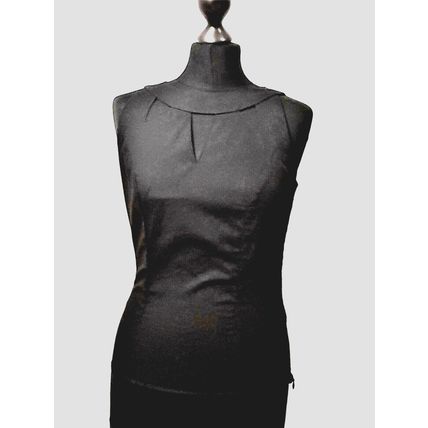 Next Woman Black Fitted CottonTop Cutout Size 10 UK