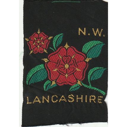 Scout Badge UK- Pre 1967??? - N.W Lancashire - Ribbon (BY267)