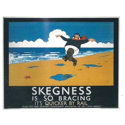 UK RAIL ADVERTISING L.N.E.R. SKEGNESS CARD NO 10176049