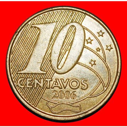 ⰆHORSE 1998-2024:BRAZIL★10 CENTAVOS 2006! PEDRO I 1798-1834★LOW START★NO RESERVE