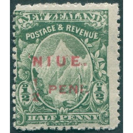 Niue 1902 ½d green Perf 14 SG3 unused