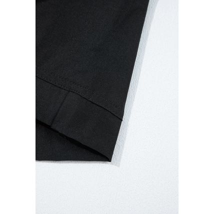 Black Cargo Pocket Elastic Waist Active Casual Skort