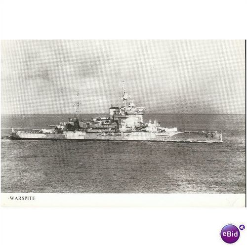 GB Postcard - Warspite