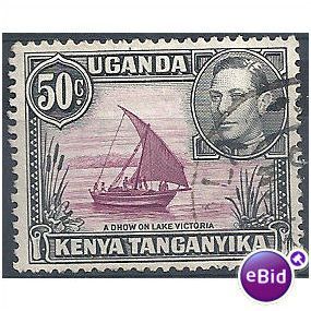 Kenya, Uganda & Tanganyika 1938 SG144 50c Purplee & Black Fine Used .
