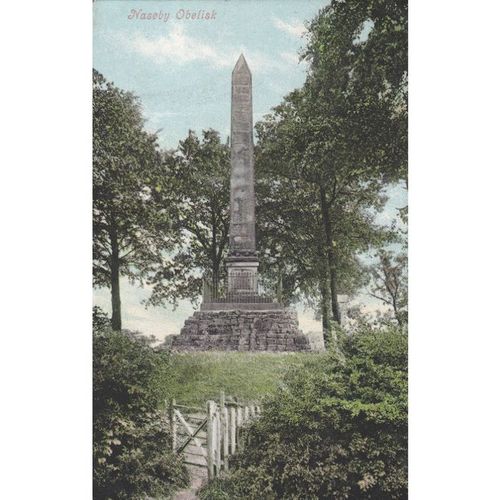 Naseby Obelisk Warwickshire Postcard (WAR71363)
