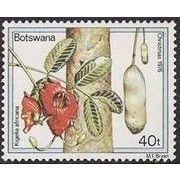 Botswana 1976 Xmas Trees 40t Kigelia Africana Unmounted Mint NHM SG 390 stamp