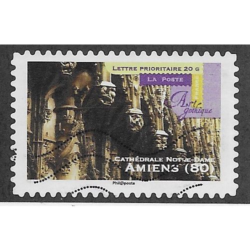 FRA 2011 (58c) 'GOTHIC ART - AMIENS 80' FINE USED (EBID56-580)