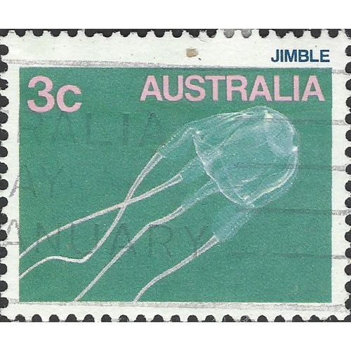 AUSTRALIA, Jimble, blue-green 1986, 3c, #2