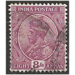 India 1912 SG179 8a Deep Magenta Good/Fine Used . .. .