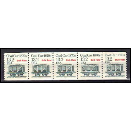 2258 13c Police Wagon Fine MNH Dry Gum PNC 1/5 AA0502