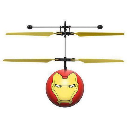 Marvel Avengers Iron Man Licensed Infrared Flying UFO Helicopter Ball