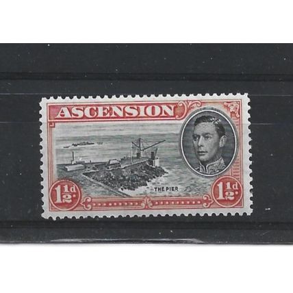 Ascension.SG40b 1 1/2d The Pier.Mounted Mint.Aug24f