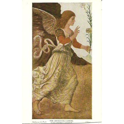 Art THE ARCHANGEL GABRIEL (da Forli) Postcard (Medici 114)