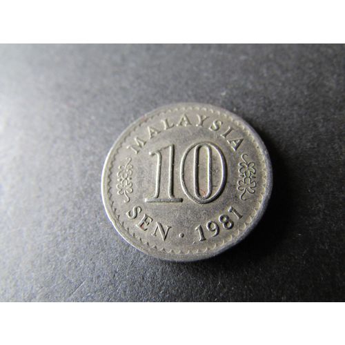 1981 MALAYSIA TEN SEN FREE POST. AO