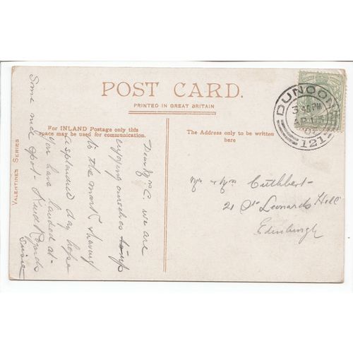 The Waterworks Dunoon 1907 Postcard Argyllshire 1771