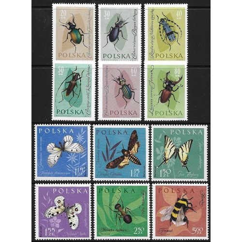 Mi 1277/88: Insects.