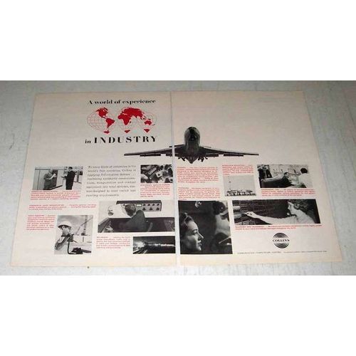 1964 Collins Radio Company Ad - Experience in Industry