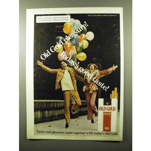 1975 Old Gold Cigarettes Ad - Today's Good Taste
