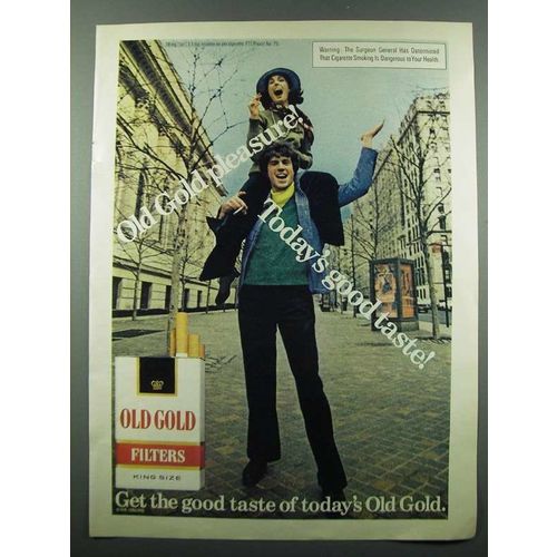 1975 Old Gold Filters Cigarettes Ad - Good Taste