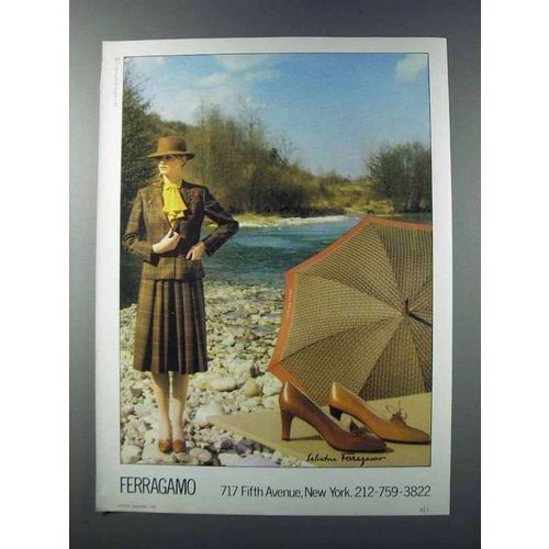 1981 Salvatore Ferragamo Shoes Ad