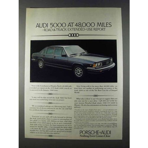 1980 Audi 5000 Car Ad - Extended-Use Report