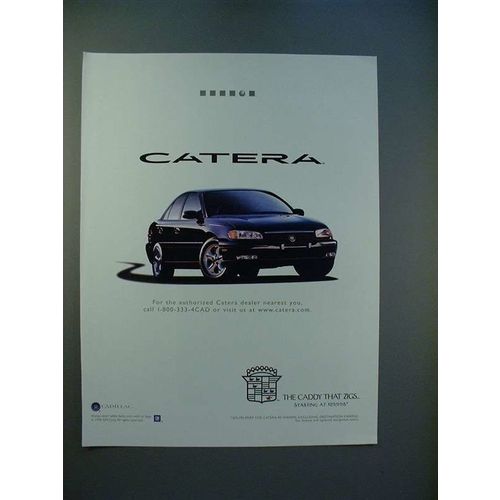 1997 Cadillac Catera Car Ad - The Caddy That Zigs
