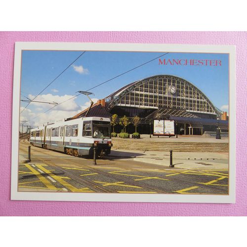 Manchester Tram, Lancashire Postcard #7