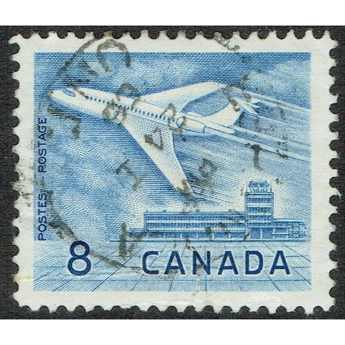 Canada 1964 Douglas DC-9 8c Blue SG540a FU