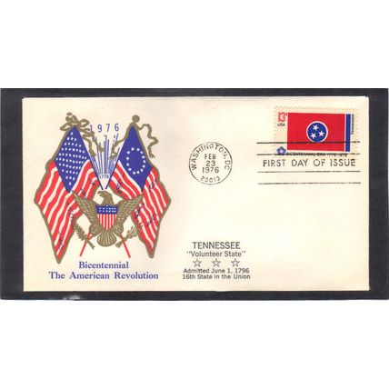 FDC Boerger Cachets 1648 13c Tennessee (Cachet-U/A) CV00703