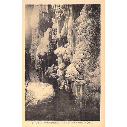 Padirac Pas du Crocodile France Postcard unused VGC