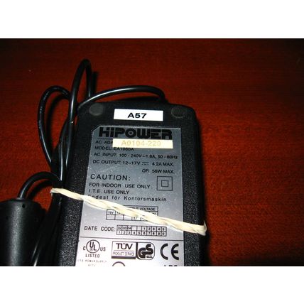 Used Hipower Model EA1060A AC Laptop Adaptor