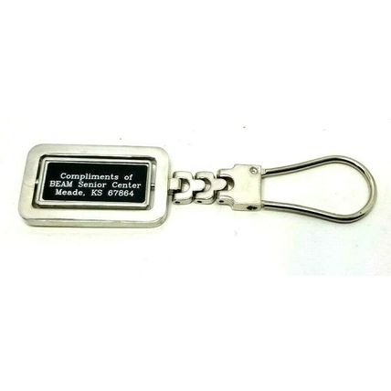 USA American Flag Stars Stripes Patriot Advertisement Keychain Beam Senior (B27)