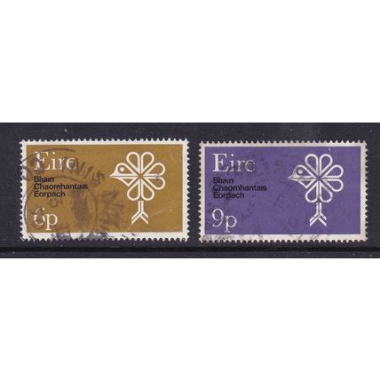 IRELAND EIRE 1970 EUROPEAN CONSERVATION YEAR SET USED SG274-5