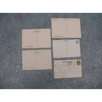 5 old Scottish (Scotland) Postcards – Loch Lomond, Mennock Pass, Balgay, Dundee.