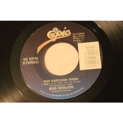 Bad English 45-PRICE OF LOVE(REMIX)/THE RESTLESS ONES