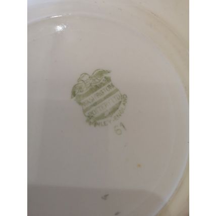 Washington Pottery Side/Tea Plate Lady Collecting Flowers