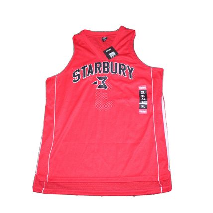 VTG STARBURY BIG BEN WALLACE BASKETBALL JERSEY Size XL Detroit Pistons NBA